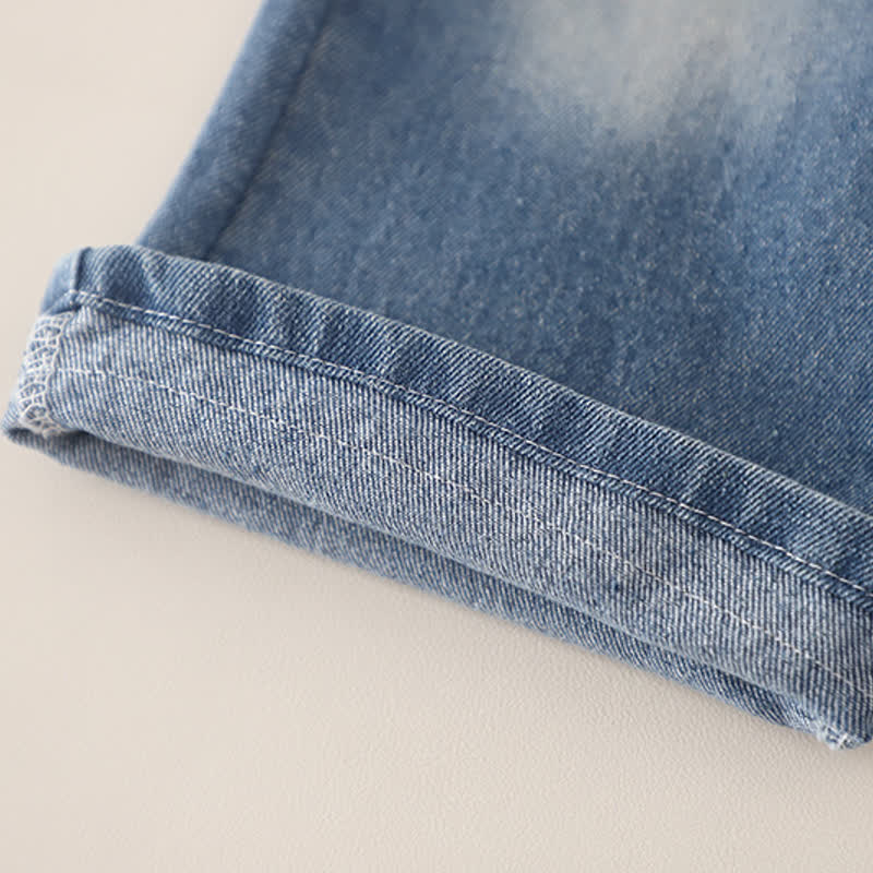 2-teiliges Set für Baby und Babys : Tüll Sweatshirt mit Herz und Denim - image 14