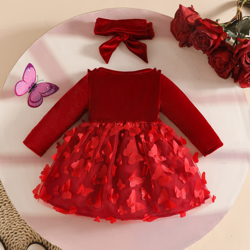 Kleid mit Schmetterling und Tüll für Baby - image 6