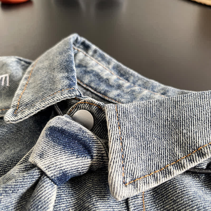KEEP GOING EVERYTHING WILL BE FINE! 2-teiliges Set aus Denim und Krawatte für Kleinkind (Baby ). - image 5