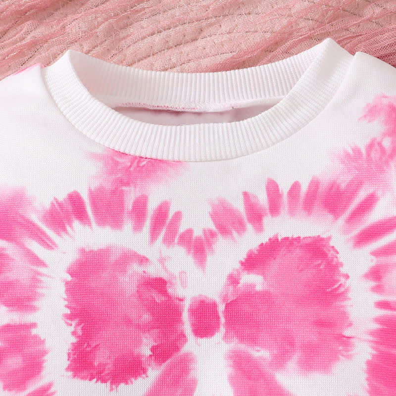 2-teiliges Set aus Rosa Sweatshirt und Jogginghose für Baby und Kleinkind ( Mädchen) - image 3