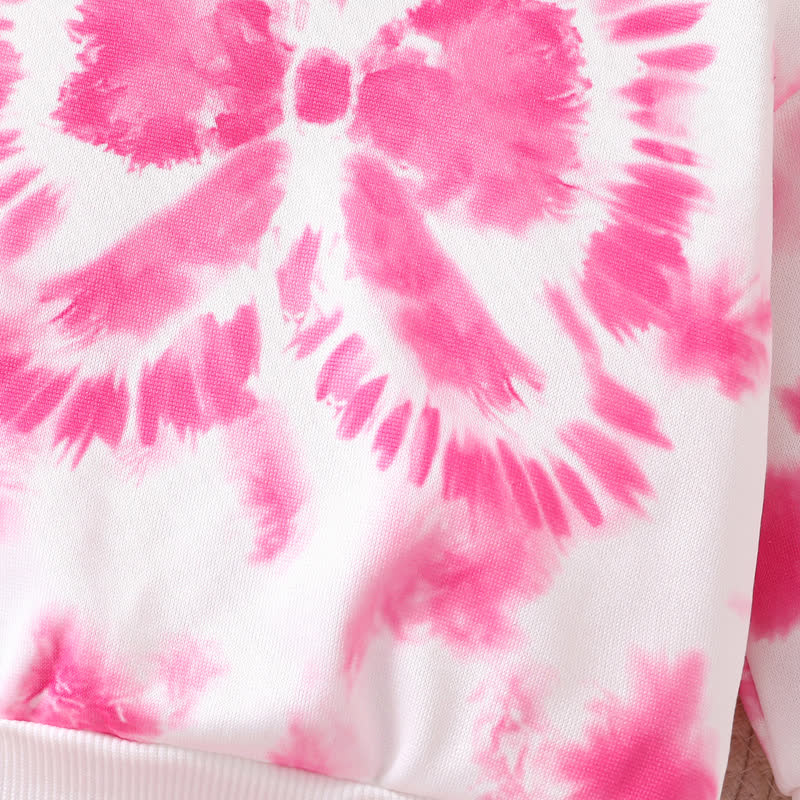 2-teiliges Set aus Rosa Sweatshirt und Jogginghose für Baby und Kleinkind ( Mädchen) - image 5