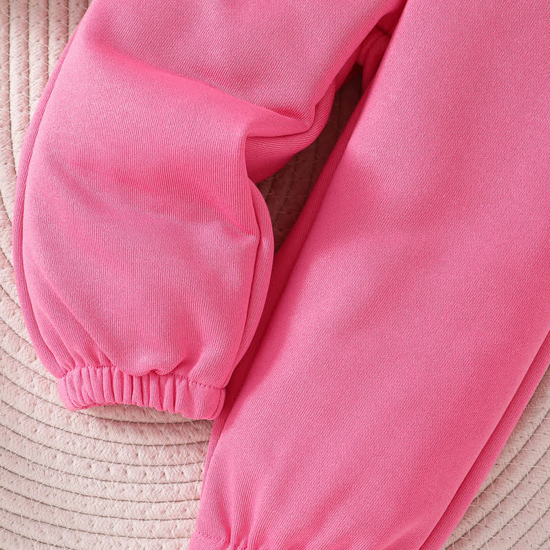 2-teiliges Set aus Rosa Sweatshirt und Jogginghose für Baby und Kleinkind ( Mädchen) - image 7