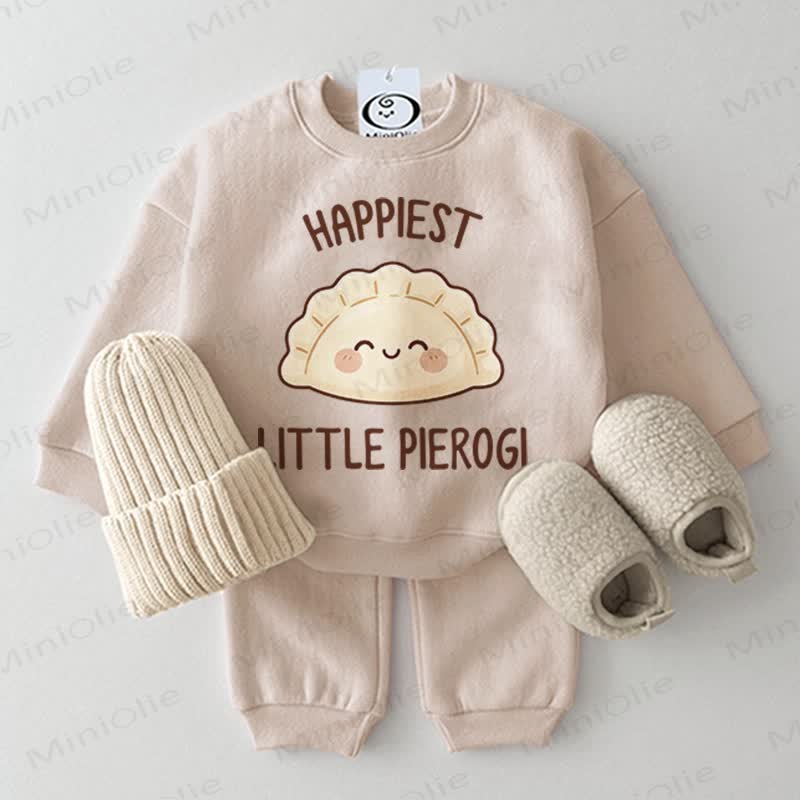 HAPPIEST LITTLE PIEROGI Baby 2-teiliges Beige Set - Beige - 2-3J - image 1