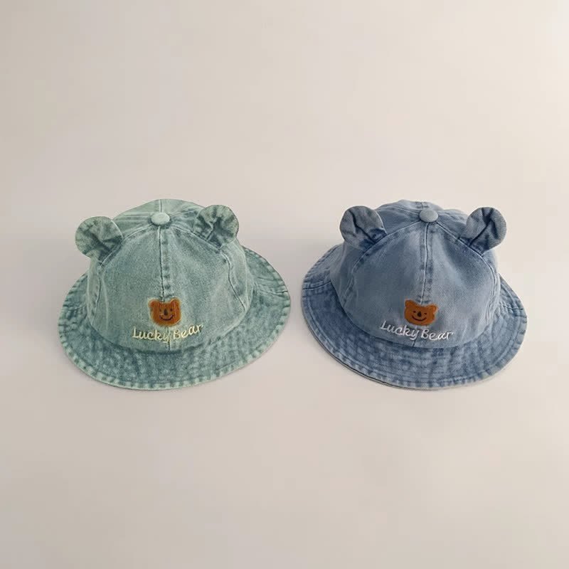 LUCKY BEAR Baby-Bär mit Denim - Hut - image 2