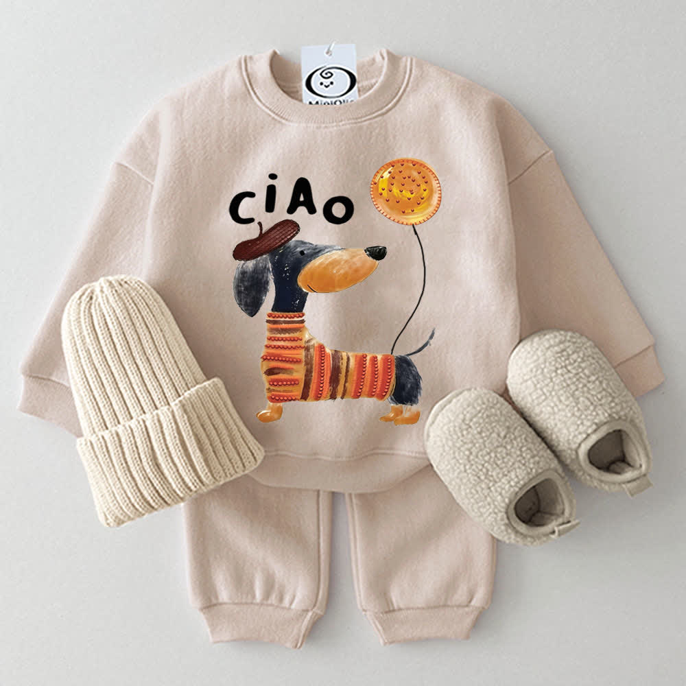 CIAO Baby Dackel 2-teiliges Beige Set - Beige - 2-3J - image 1