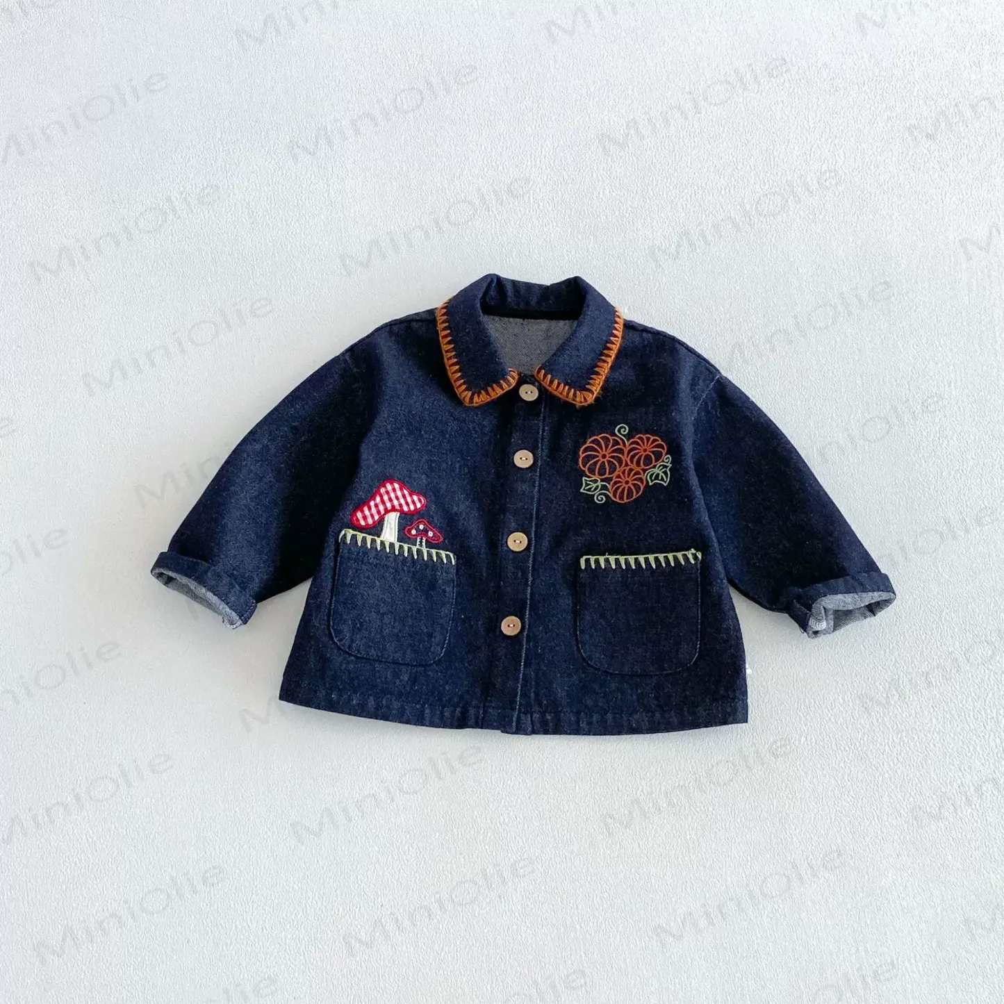 Kleinkind mit Pilzmotiv für Baby - Marineblau - 6-7J - image 6