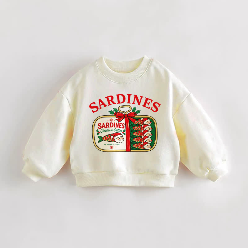 SARDINES Baby Kleinkind Creme Sweatshirt - Creme - 3-5J - image 1