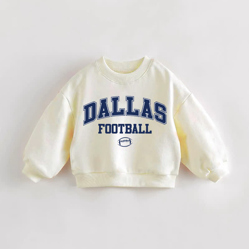 DALLAS FOOTBALL Baby Kleinkind Creme Sweatshirt - Creme - 3-5J - image 1
