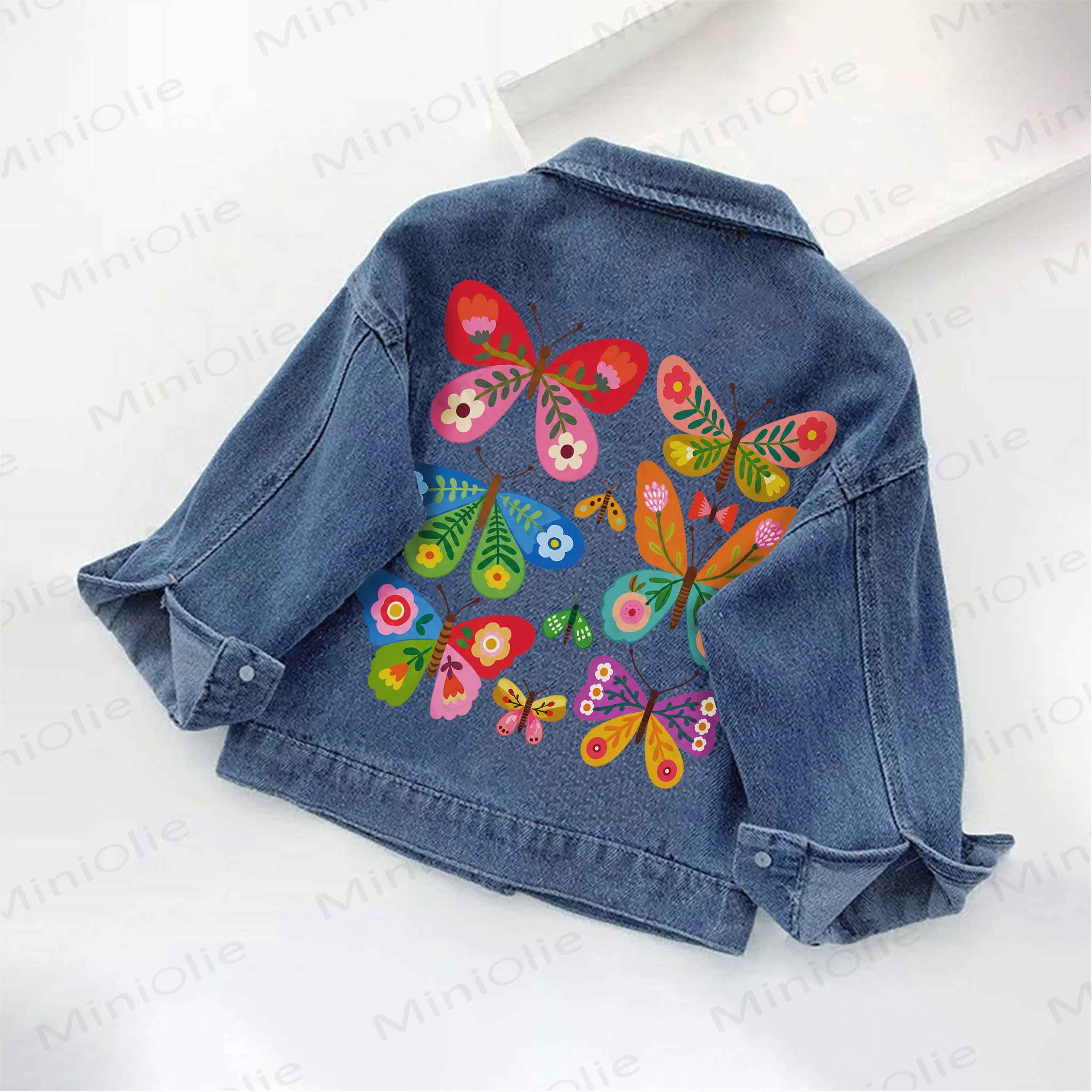 Denim Jeansjacke mit Bunt für Kleinkind - image 2
