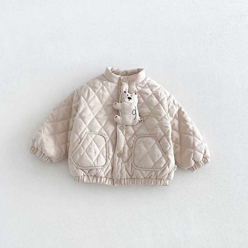 Baby und Kleinkind -Steppjacke oder Hose mit Gesteppt - Beige - 4-5J - image 2