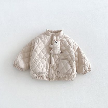 Baby und Kleinkind -Steppjacke oder Hose mit Gesteppt - Beige - 4-5J - image 2