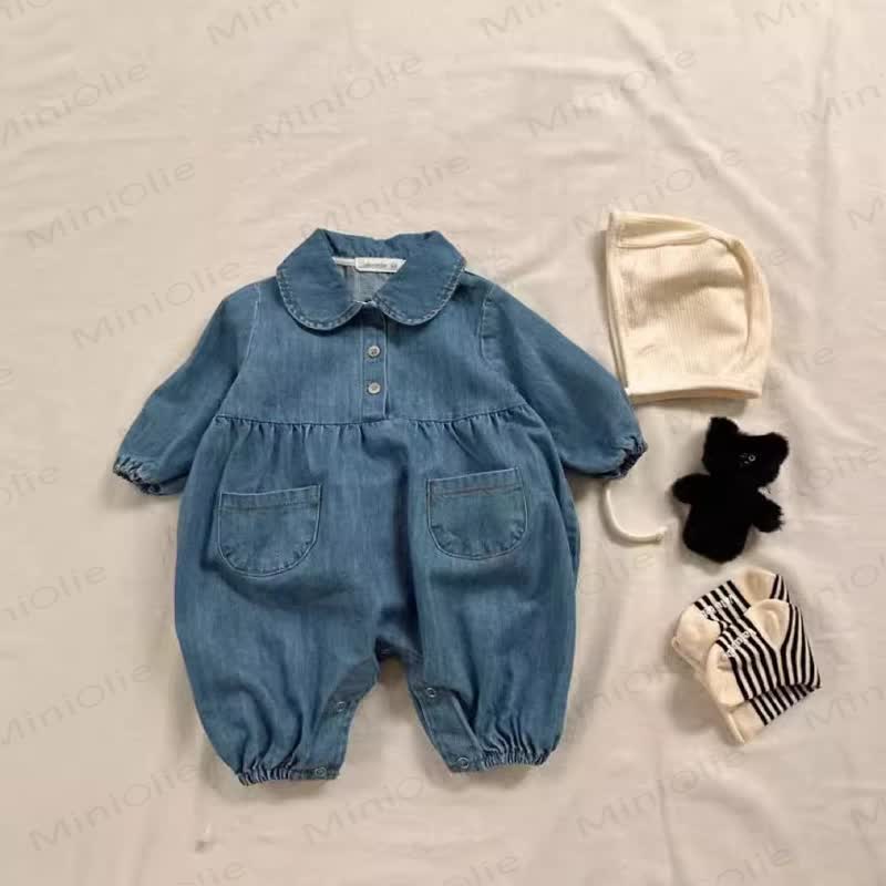Baby Denim -Bubble- Strampler - Blau - 18-24M - image 1