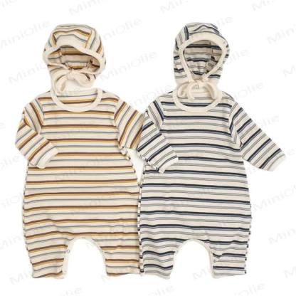 Streifen Baby Strampler mit passender Mütze oder Strampler oder Mütze - image 10