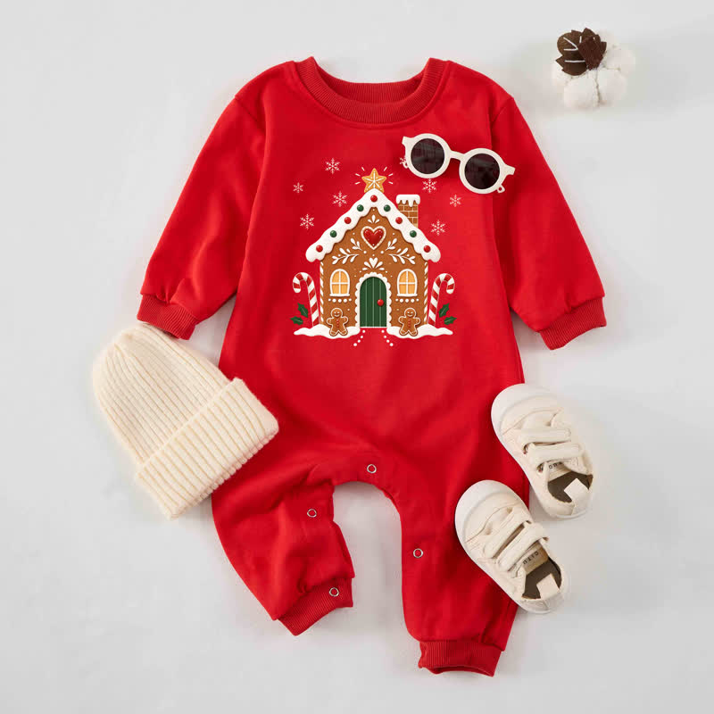Strampler Baby Strampler mit Weihnachten - Rot - 2-3J - image 1
