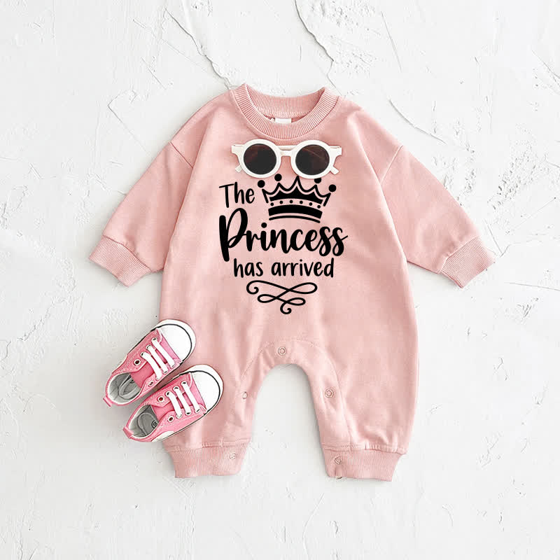 THE PRINCESS HAS ARRIVED! Baby Strampler mit Strampler in Rosa - Rosa - 2-3J - image 1