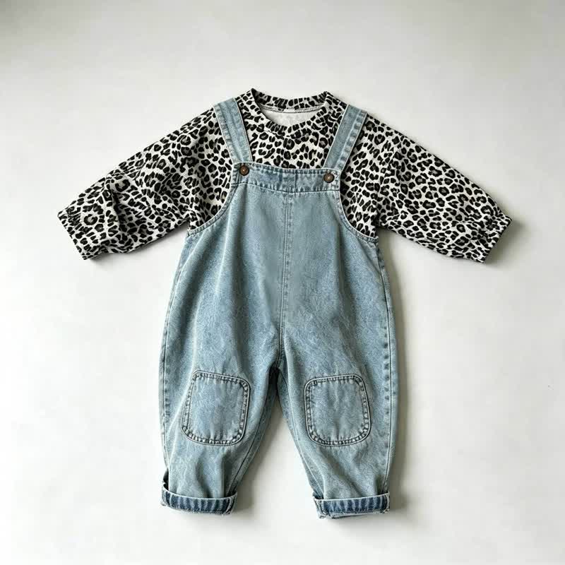 Kleinkind aus Blau Denim mit Overalls - Blau - 7-10J - image 1