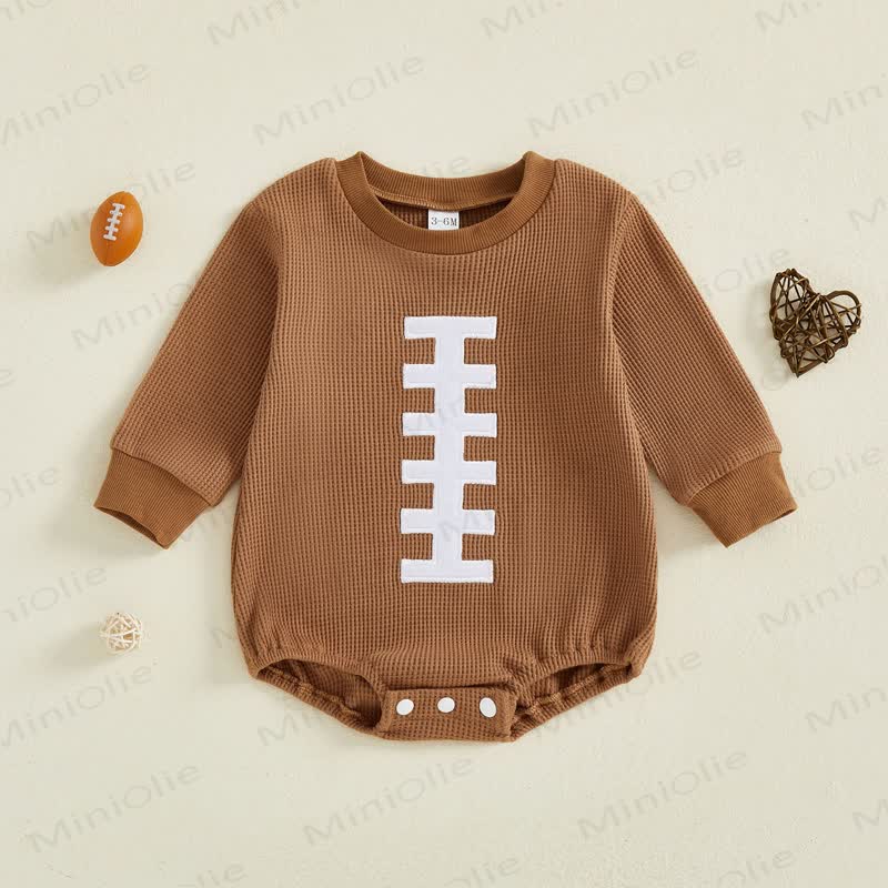 Baby Jungen-Langarmbody mit Waffel Bodysuit - image 1