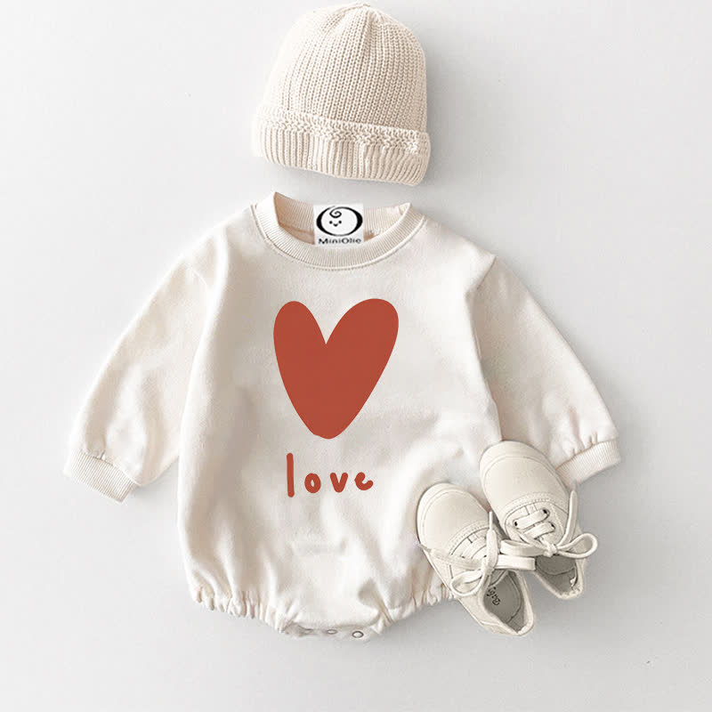 I LOVE den weißen Baby mit Herz ! - Weiß - 18-24M - image 1