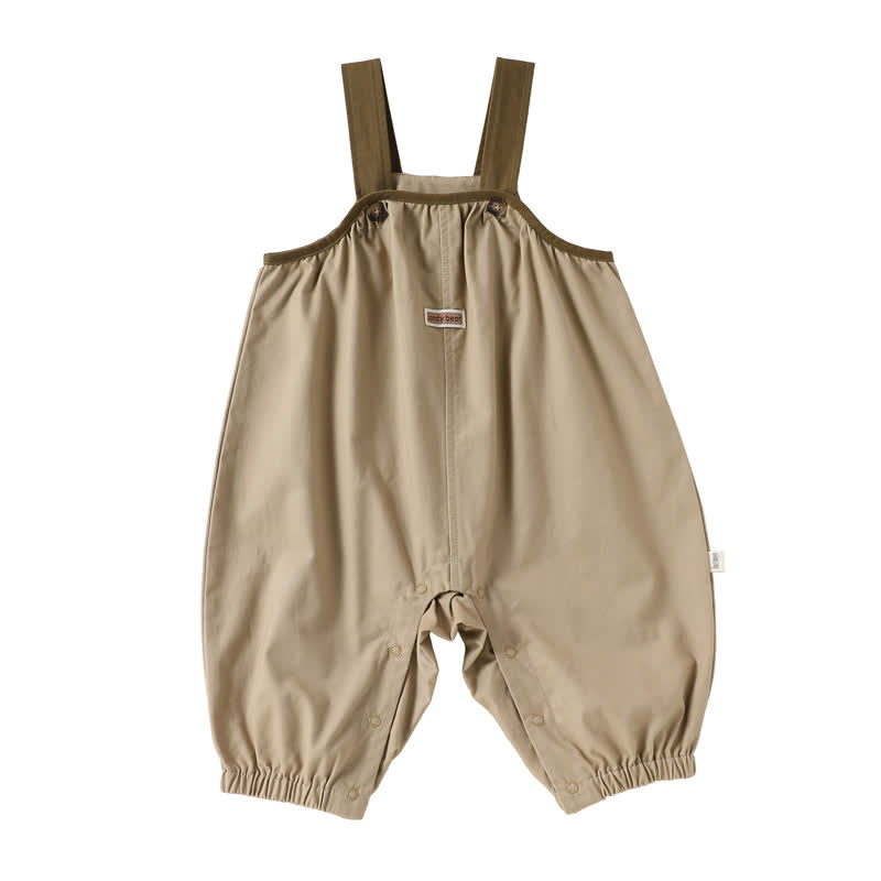 Overalls mit Ballonbeinen für Baby und Kleinkind oder Streifen T-Stück - Khaki - 2-3J - image 1
