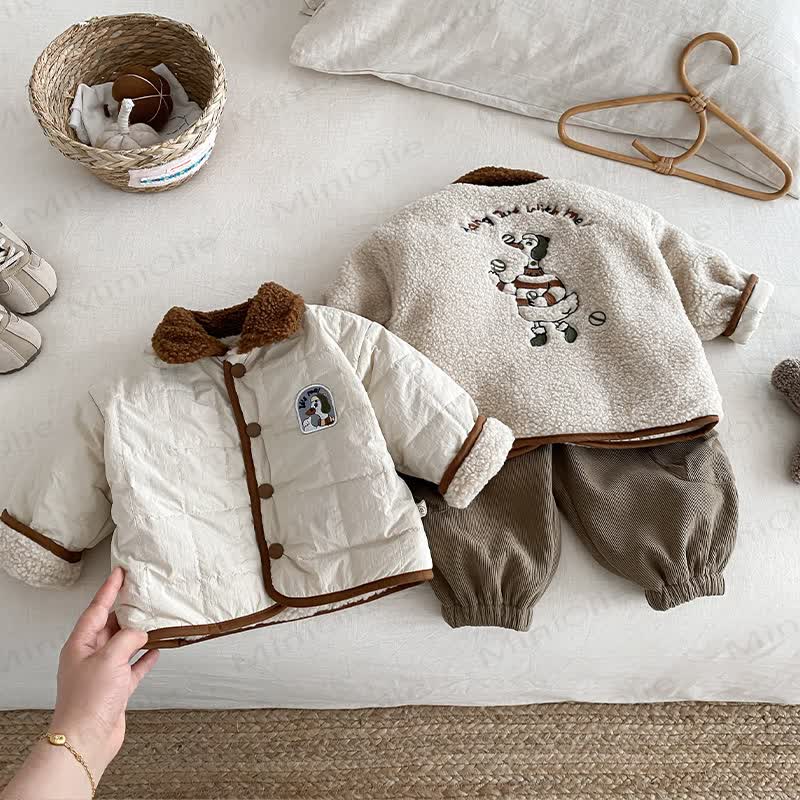 HANG OUT WITH ME! Wendbare Quilted Jacket aus Vlies für Baby und Kleinkind - image 1