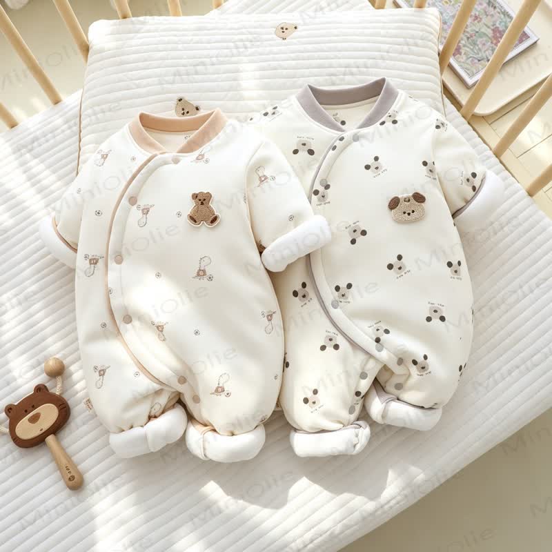 Baby Gesteppt - Strampler mit Tier - image 1