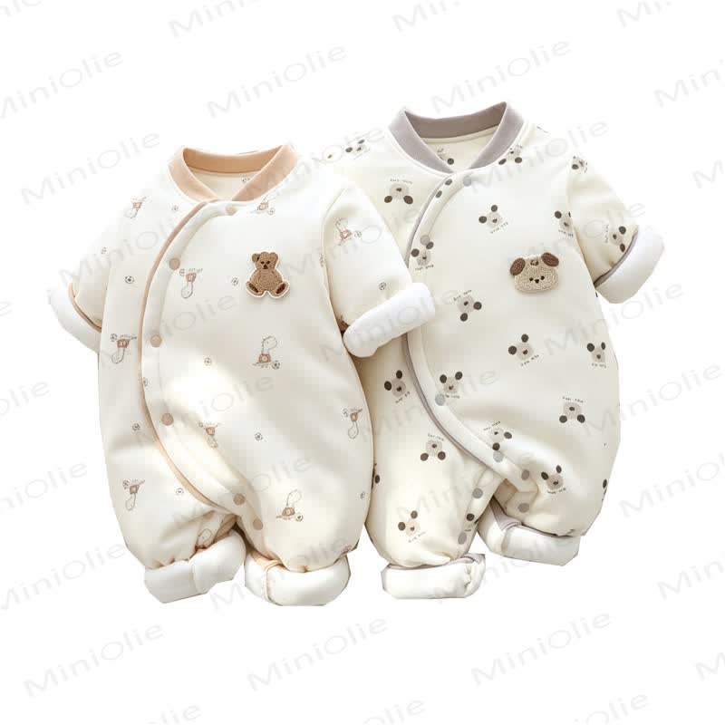 Baby Gesteppt - Strampler mit Tier - image 2