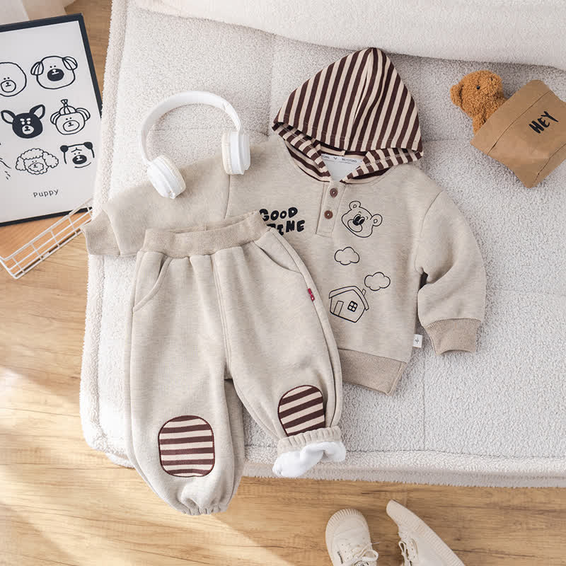 Good Time Kleinkind - Set mit Spitze und Hose - Beige - 4-5J - image 2