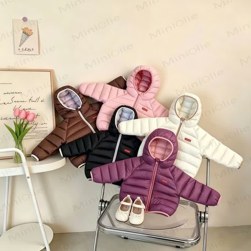 Leichte Steppjacke mit Kapuze für Baby und Kleinkind - image 1