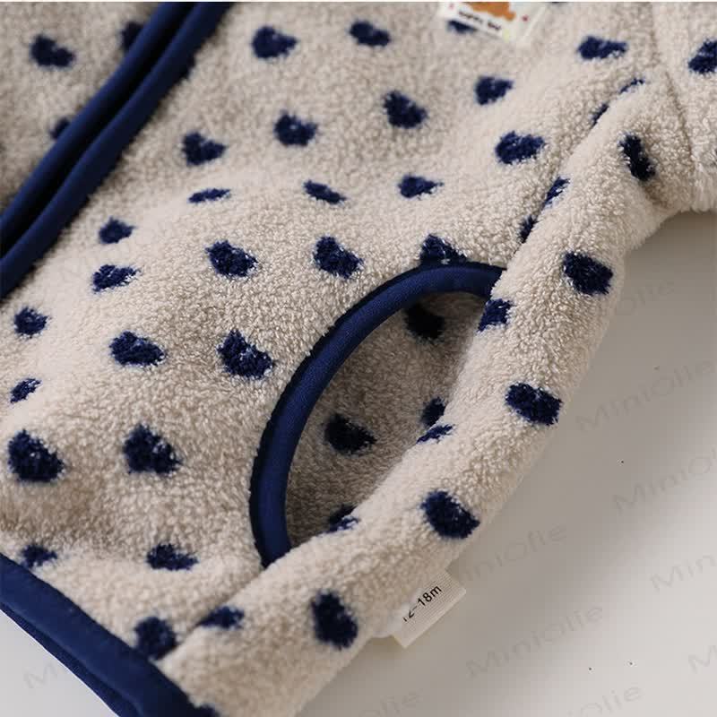 Baby Kleinkind Vlies mit Blumen und Herz zum Aufziehen - image 10