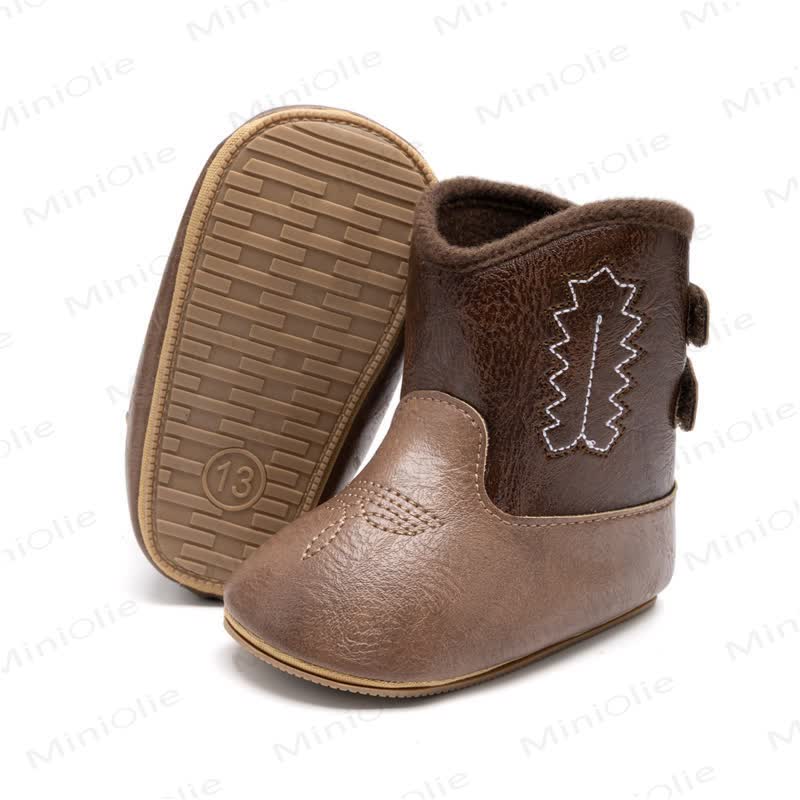 Baby Western Cowboy -Stiefel mit Stickerei - image 2