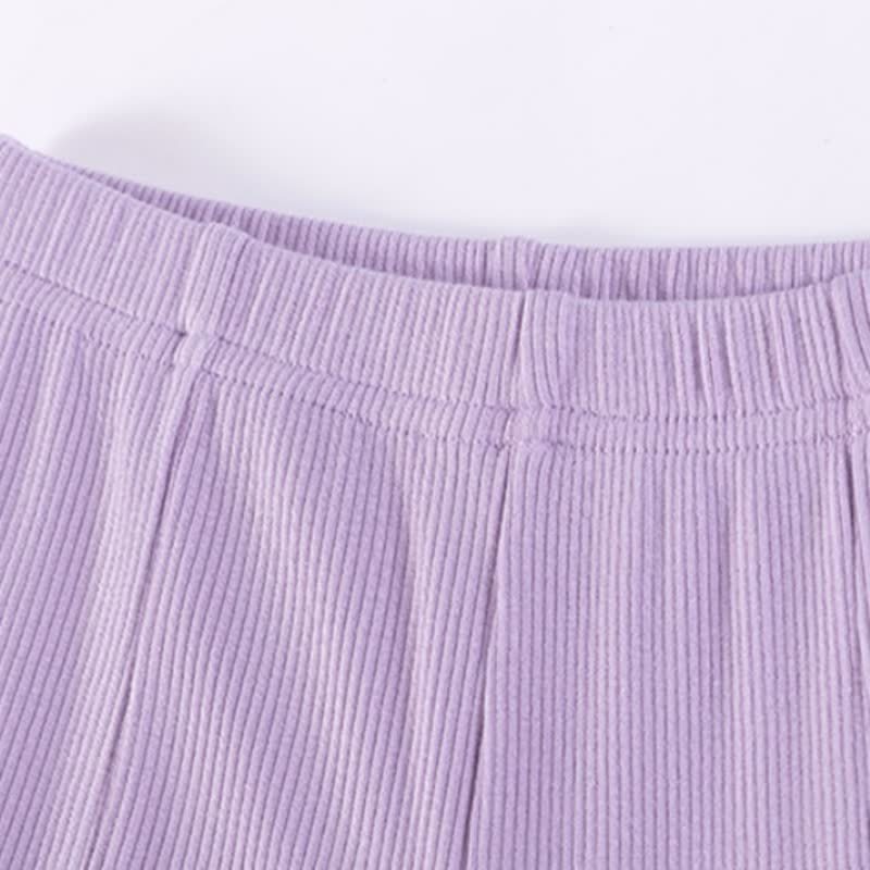 2-teiliges Set für Kleinkind : Lila gestreiftes Spitze und Hose - image 7