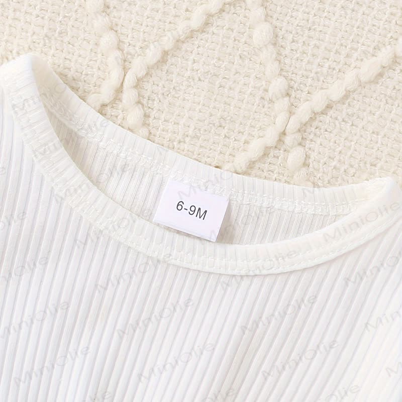 Baby Mädchen Schleife mit Schleifenkragen und Kleid - image 6