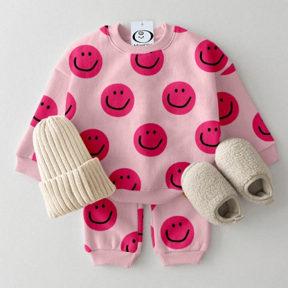 Lässig bedrucktes Smile-Set für Babys und Kleinkinder - image 2
