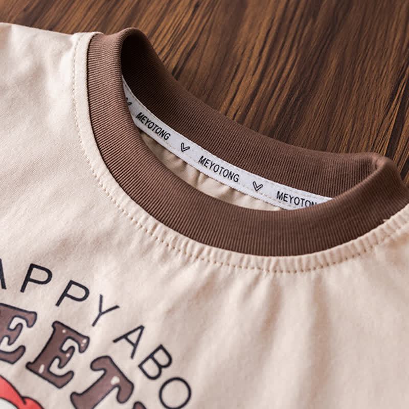 Set aus T-Stück -T- Ente und Overalls für Kleinkind - image 9