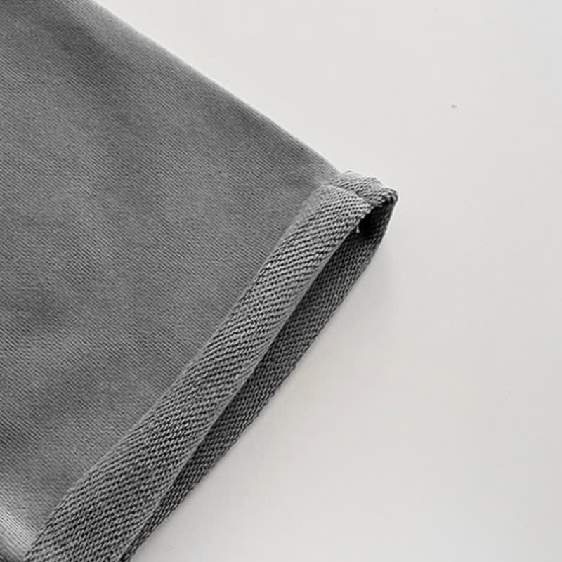 Baby und Kleinkind -Loungewear- Hose , Einfarbig/ Streifen , mit umgeschlagenem Saum - image 10