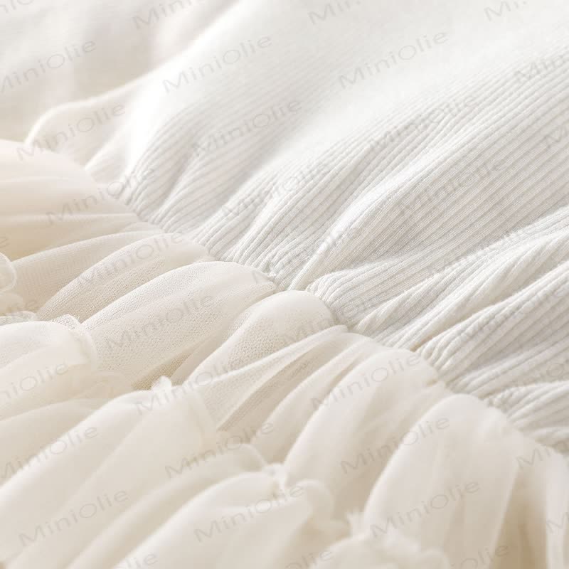 Baby Kleinkind Mädchen Einfarbig Kleid/ Bunt Strickjacke - image 8