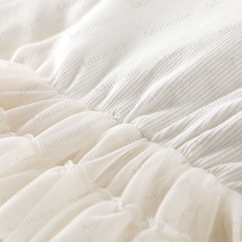 Baby Kleinkind Mädchen Einfarbig Kleid/ Bunt Strickjacke - image 8