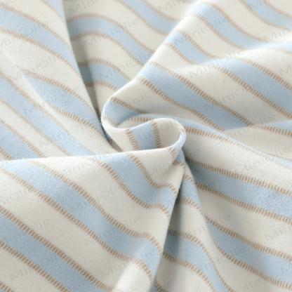 Streifen Strampler mit Bär -Patch für Baby - image 9