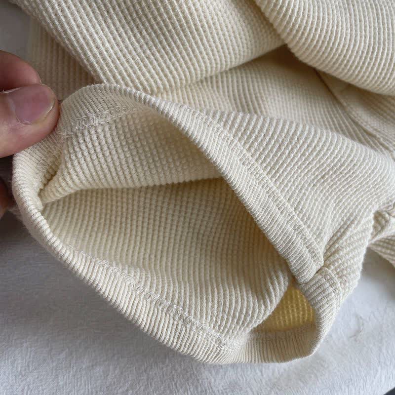 2-teiliges Einfarbig Waffel für Kleinkind - image 6