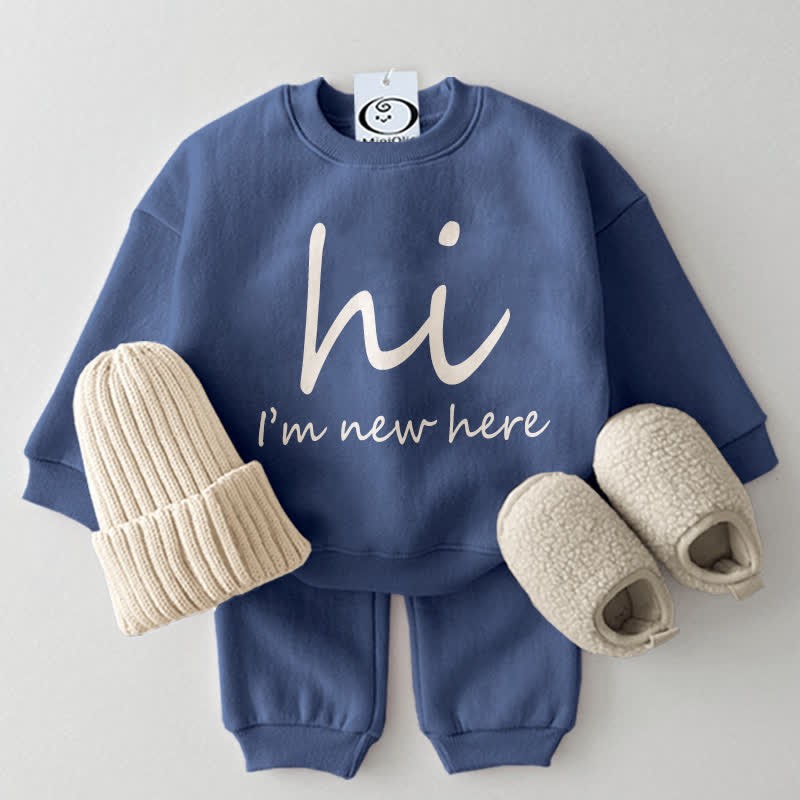 HI I'M NEW HERE 2-teiliges Baby-Set - Blau - 2-3J - image 5