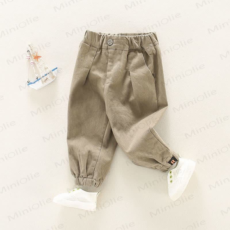 Schlichte Hose für Kleinkind (Jungen) in reiner Farbe - Khaki - 10Y - image 6