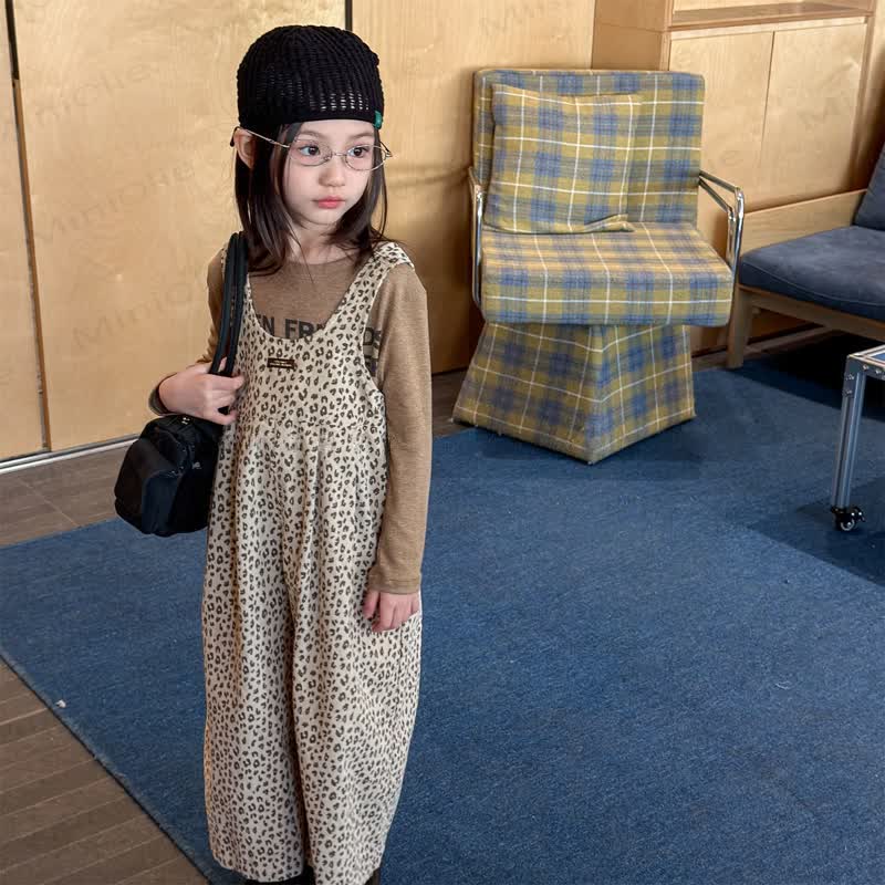 Baby und Kleinkind -Mädchen- Overalls , Einfarbig/ Leopardenmuster - image 7