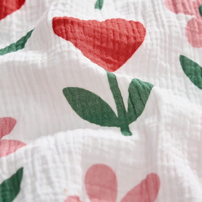 Weißer Baby Strampler mit Blume und Herz und passender Hut - image 5