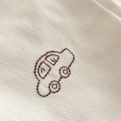 Baby oder -hemd mit Gestickt Hose und Cartoon-Motiven  - image 8