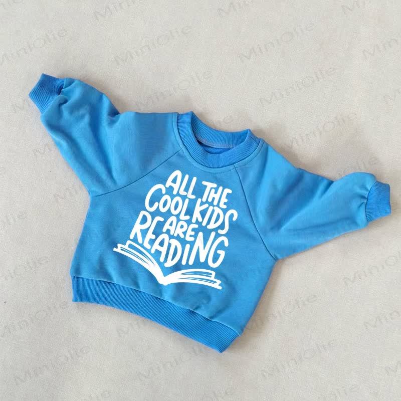 ALL THE COOL KIDS ARE READING Baby Kleinkind Blau Sweatshirt - Blau - 3-5J - image 1