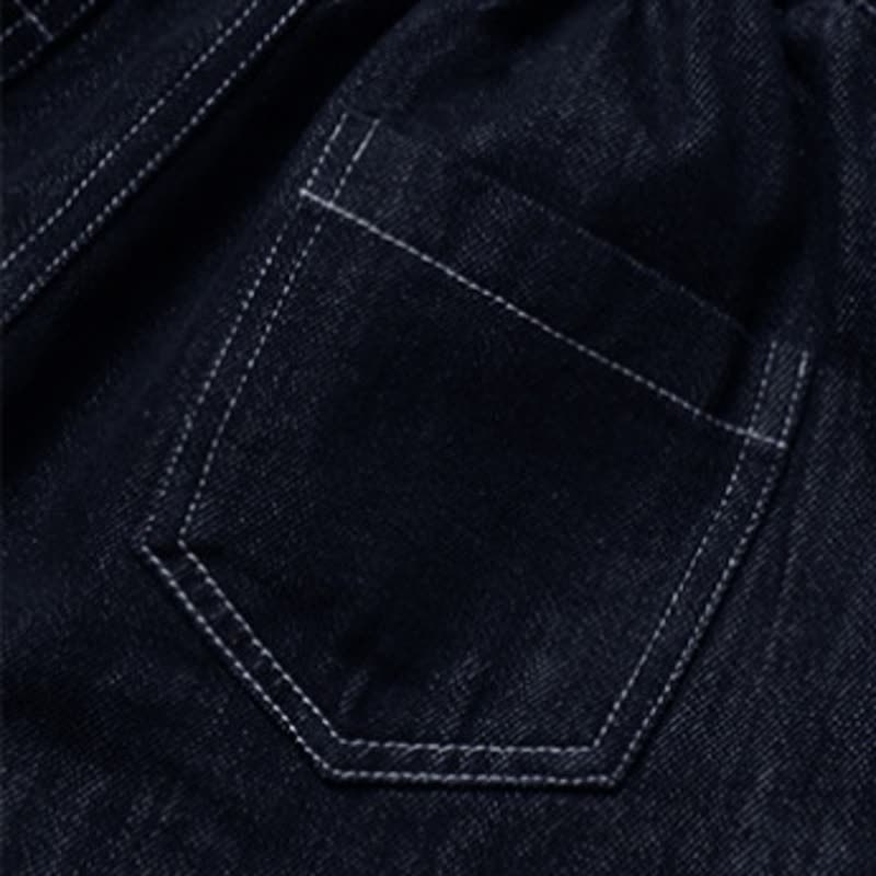 Hose mit Gestickt für Kleinkind , Denim Bein - image 6