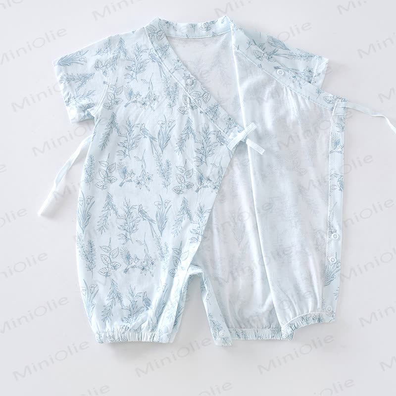 Baby Baumwoll-Wickelstrampler mit Strampler - image 6