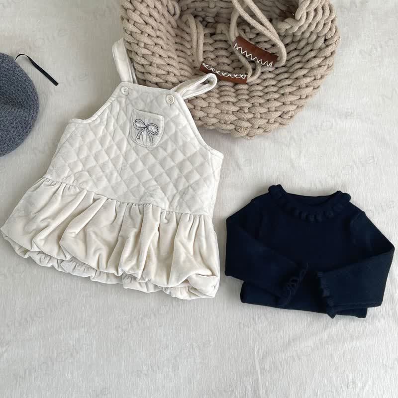 Kleinkind Schleife mit Schleife , Vlies, Kleinkind-Mädchen - image 4