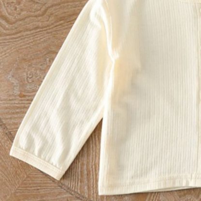 Baby und Kleinkind -Strickjacke mit Tier/ Obst , Knopfleiste und Gerippt vorne - image 7