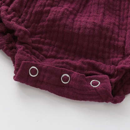 Einfarbig Baby Bodysuit mit Strapsen - image 7
